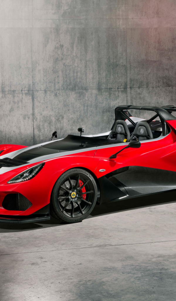 Красный гоночный автомобиль Lotus 3 Eleven 430