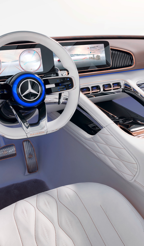 Кожаный салон автомобиля Mercedes Maybach Ultimate Luxury, 2018