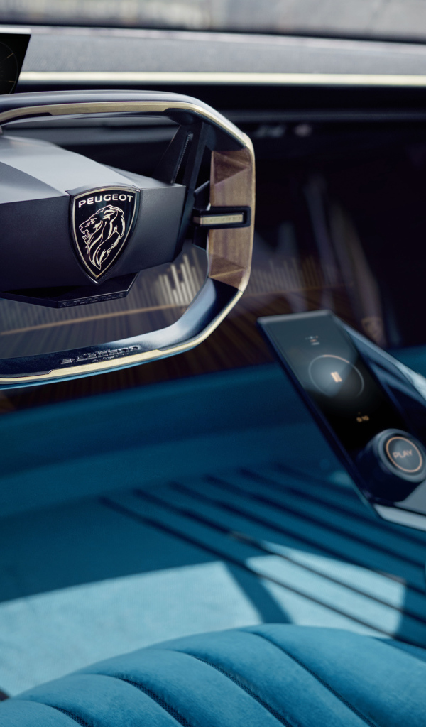 Салон автомобиля Peugeot E-Legend Concept