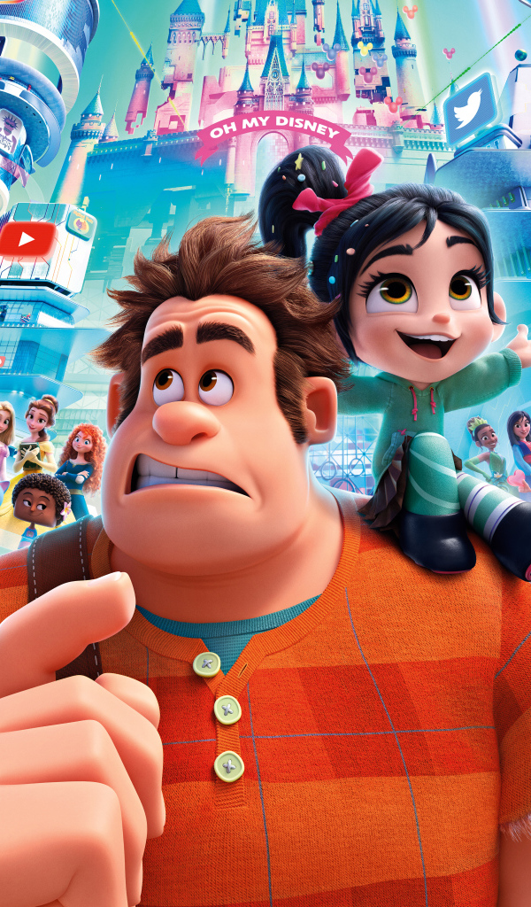 Персонажи мультфильма Ральф против интернета