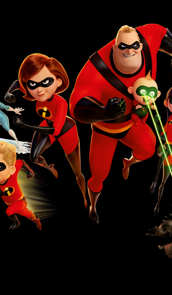 Персонажи мультфильма Суперсемейка 2, 2018