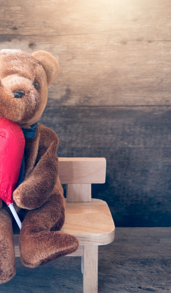 Мягкая игрушка медведь с сердцем