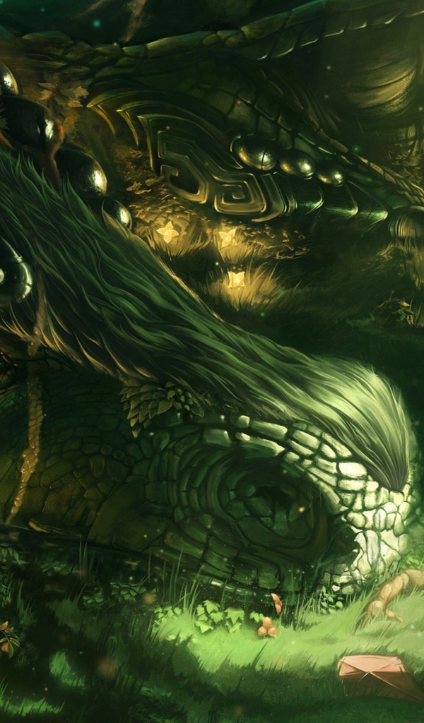 Большой дракон и маленькая девочка, фэнтези