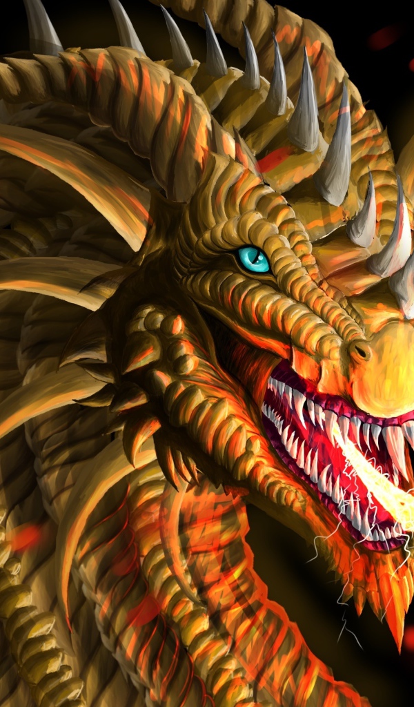 Огнедышащий дракон, фэнтези