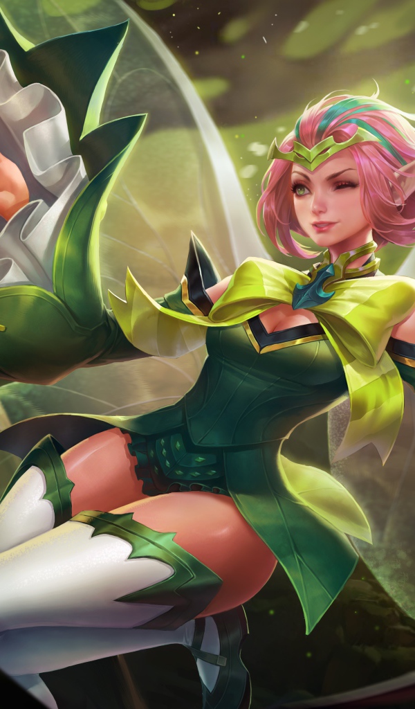 Девушка фея с крыльями, фэнтези