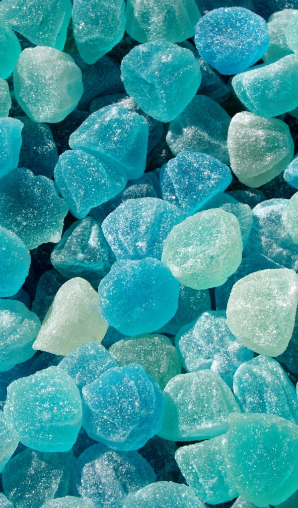 Голубые конфеты желе