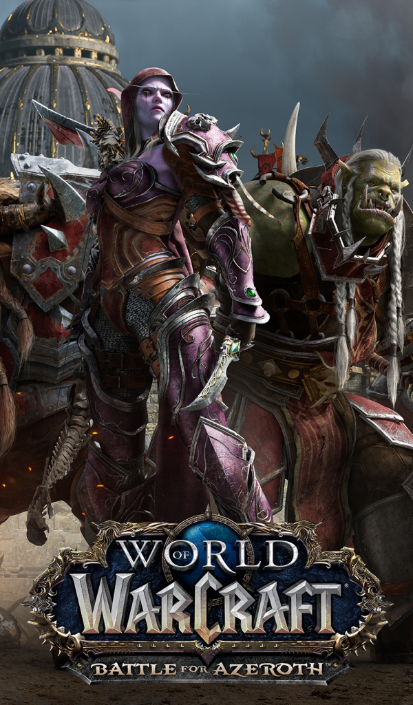 Персонажи новой компьютерной игры World of Warcraft. Battle for Azeroth 2018