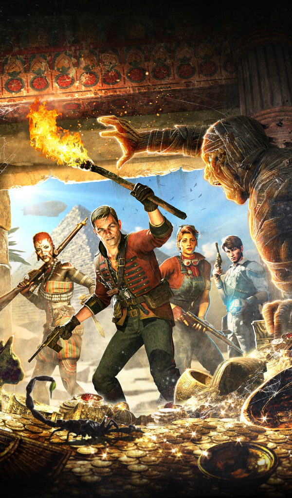 Постер компьютерной игры Strange Brigade, 2018