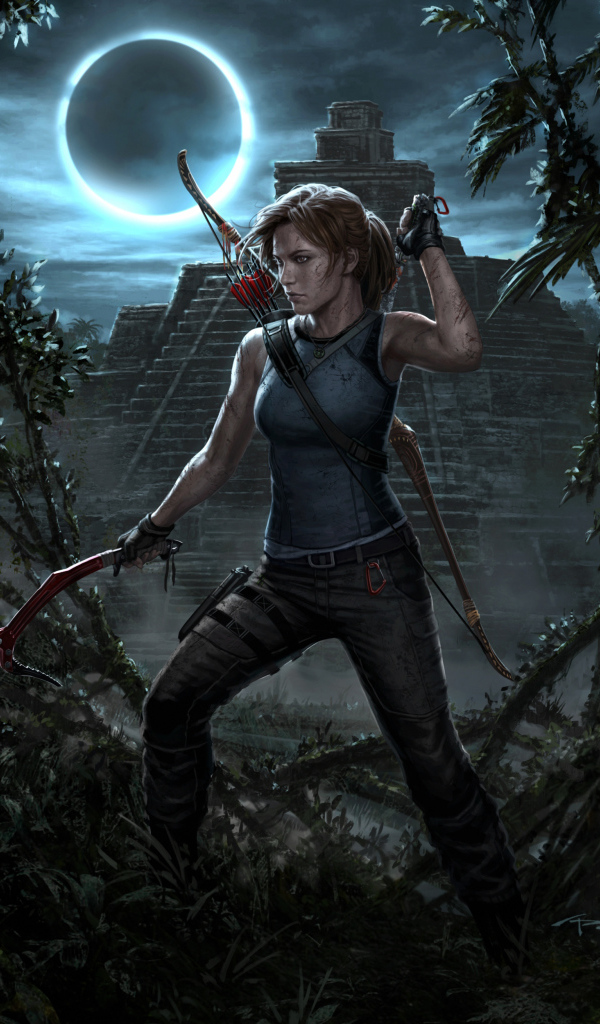 Лара Крофт персонаж компьютерной игры Shadow Of The Tomb Raider, 2018