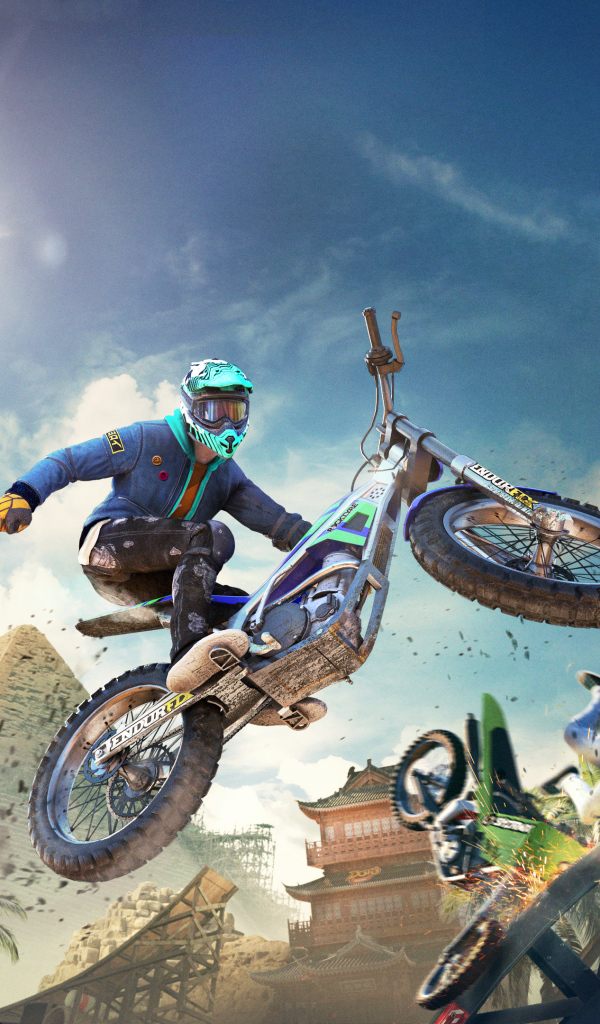 Poster of the new racing game Trials Rising, 2019