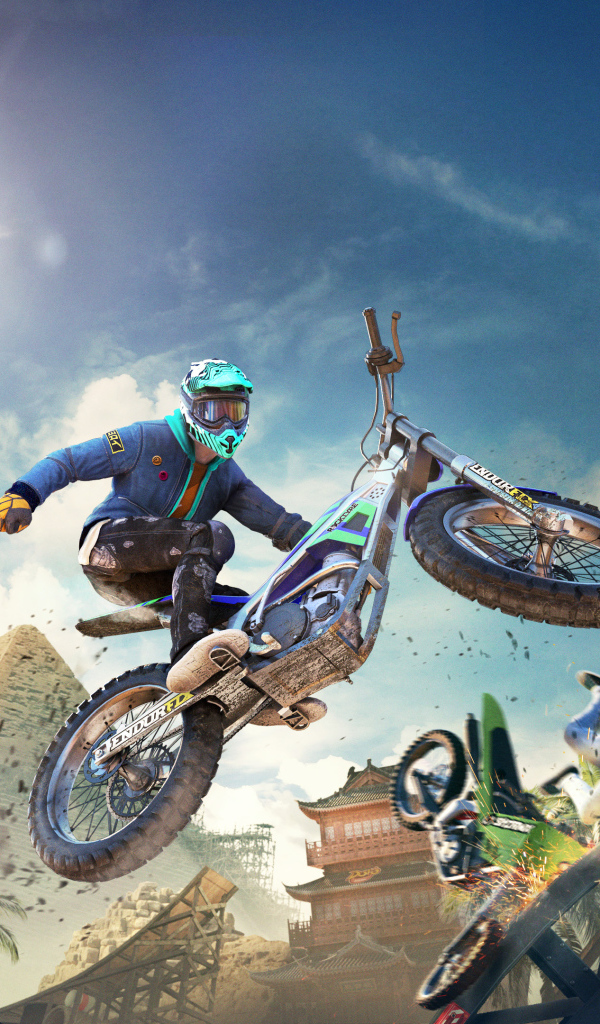Постер новой гоночной игры Trials Rising, 2019