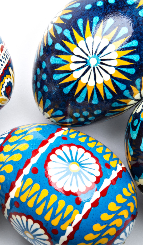 Красивые расписанные яйца на праздник Пасха