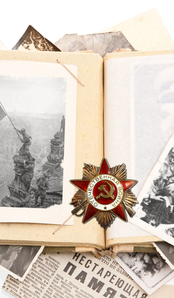 Книга памяти и Орден Отечественной войны на День победы 9 мая