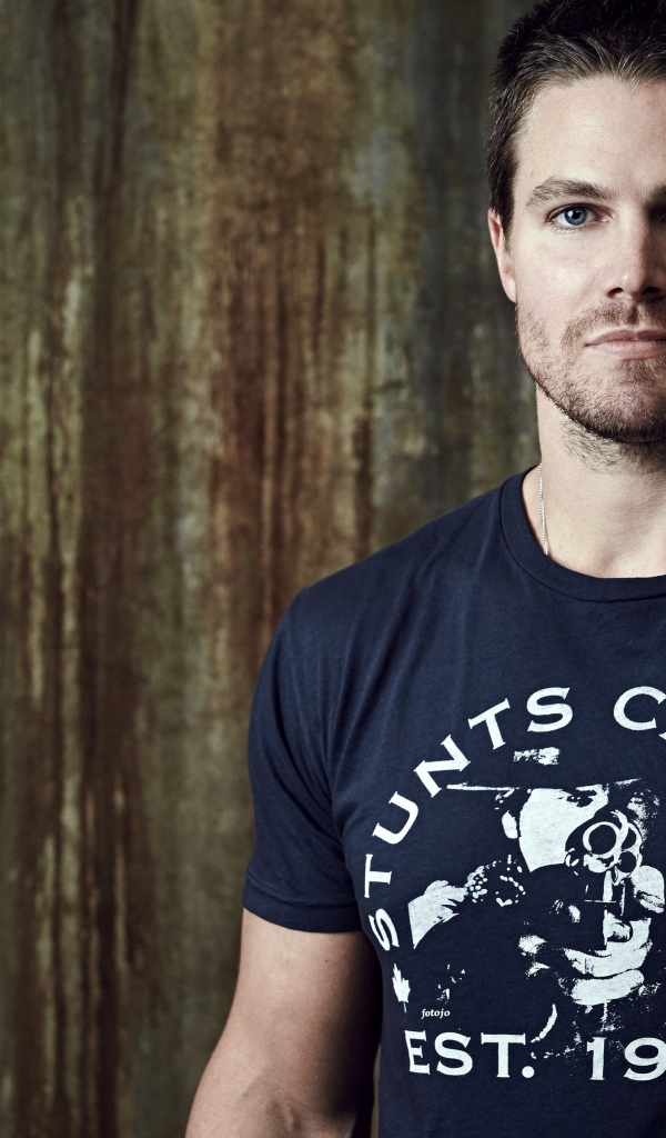 Голубоглазый мужчина актер Стивен Амелл