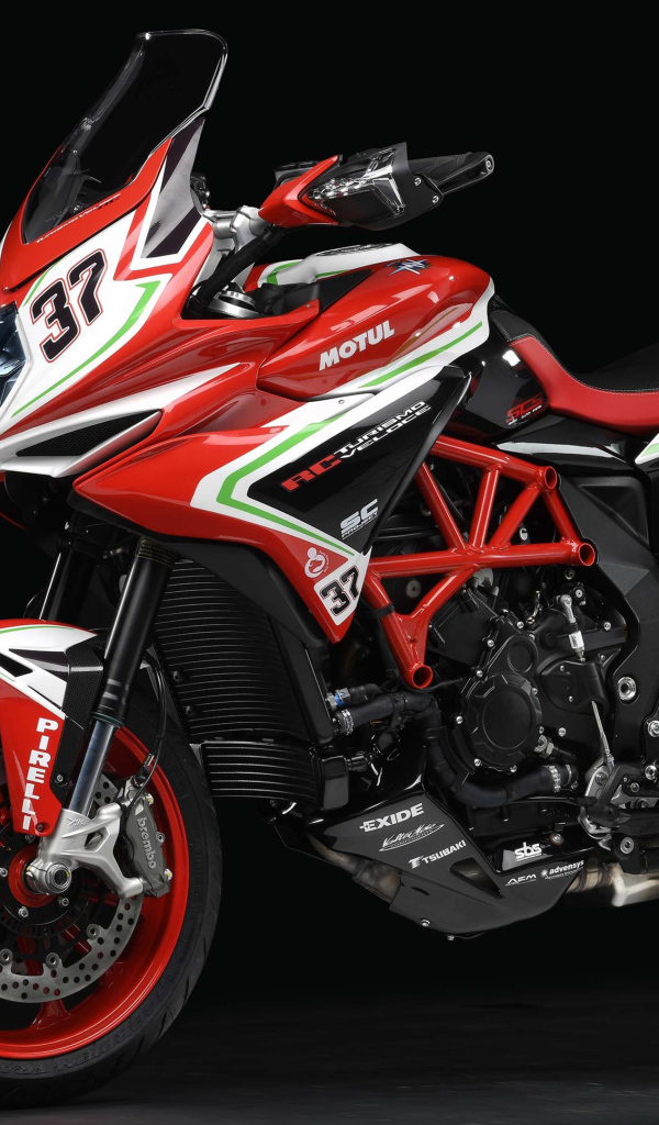 Red Agusta Turismo Veloce 800 RC SCS motorcycle, 2019