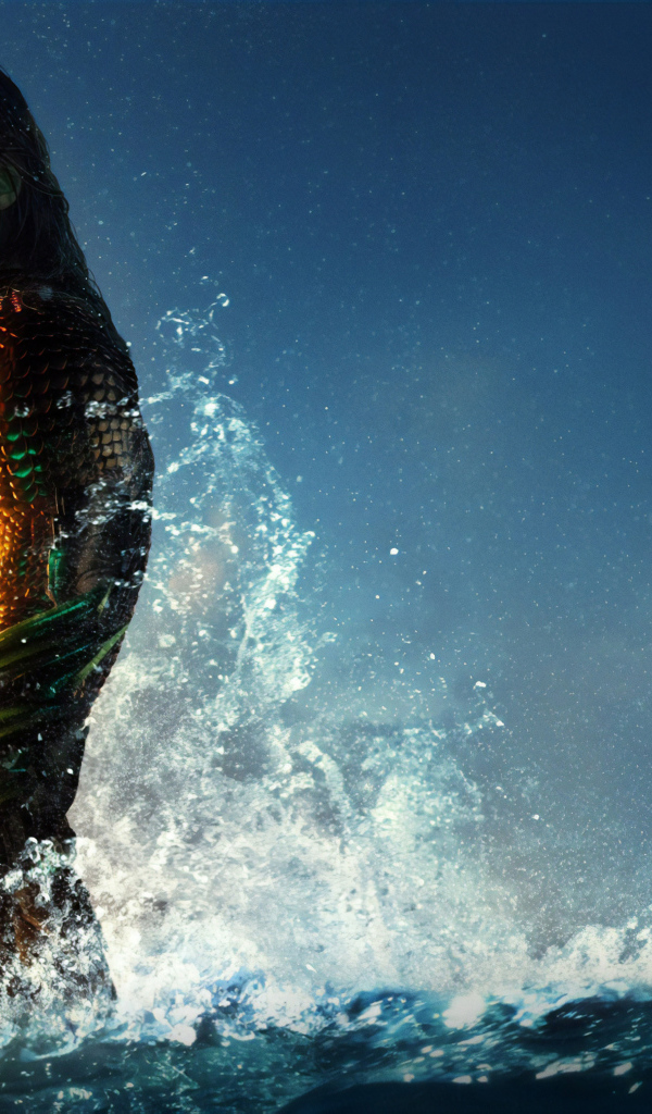 Актер Джейсон Момоа и актриса Эмбер Херд  в фильме Аквамен