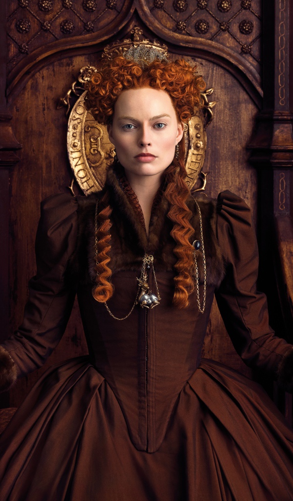 Актриса Марго Робби в фильме Две королевы, 2018