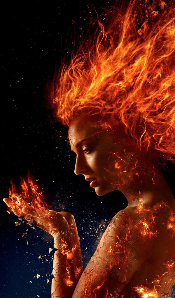 Актриса Софи Тернер в фантастическом фильме Люди Икс. Тёмный Феникс, 2018