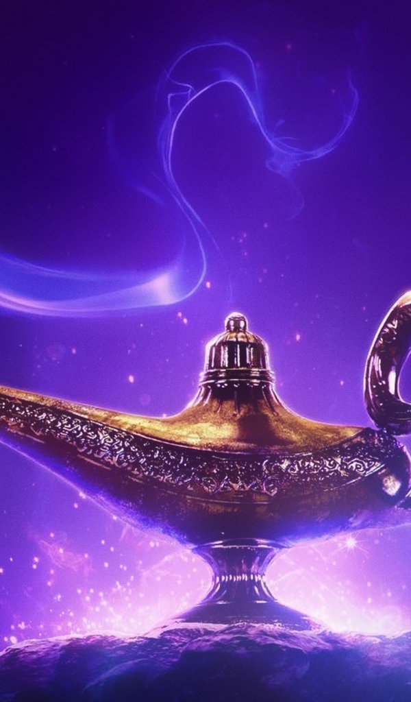 Постер фильма фэнтези Аладдин, 2019