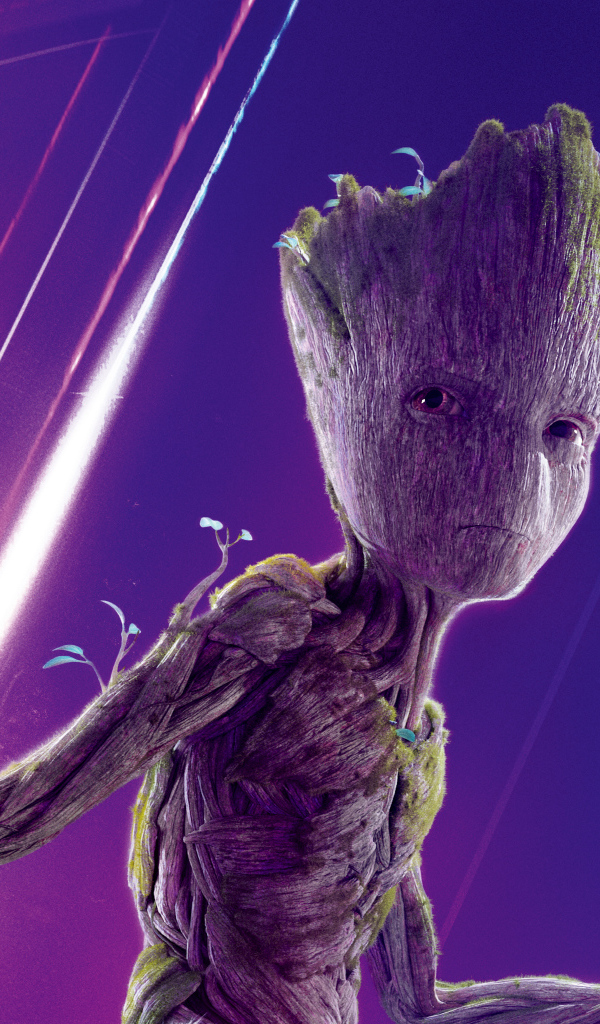 Грут персонаж нового фильма Мстители: Война бесконечности, 2018