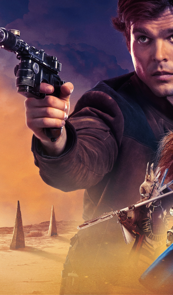 Постер нового фильма Соло. Звёздные войны. Истории, 2018