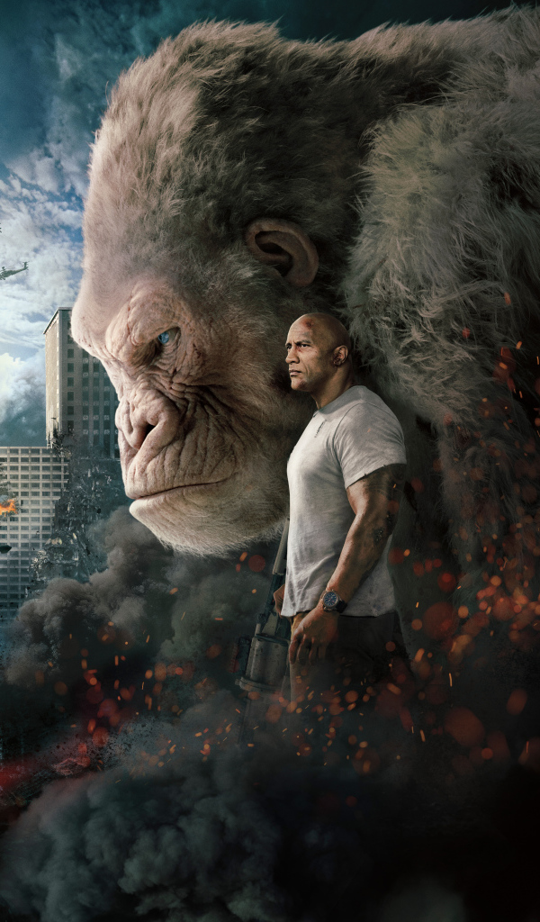 Персонажи фильма Рэмпейдж, 2018