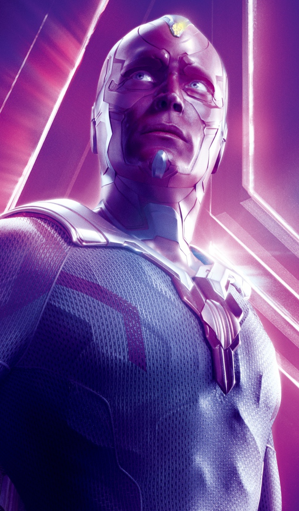 Вижен персонаж фильма Мстители: Война бесконечности