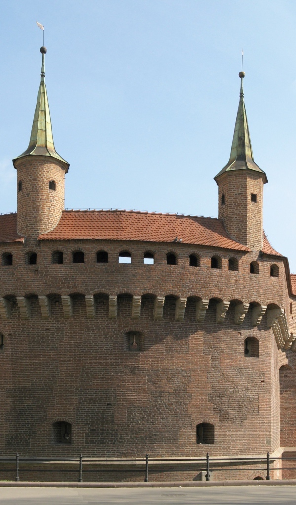 Сооружение Барбакан, Варшава. Польша