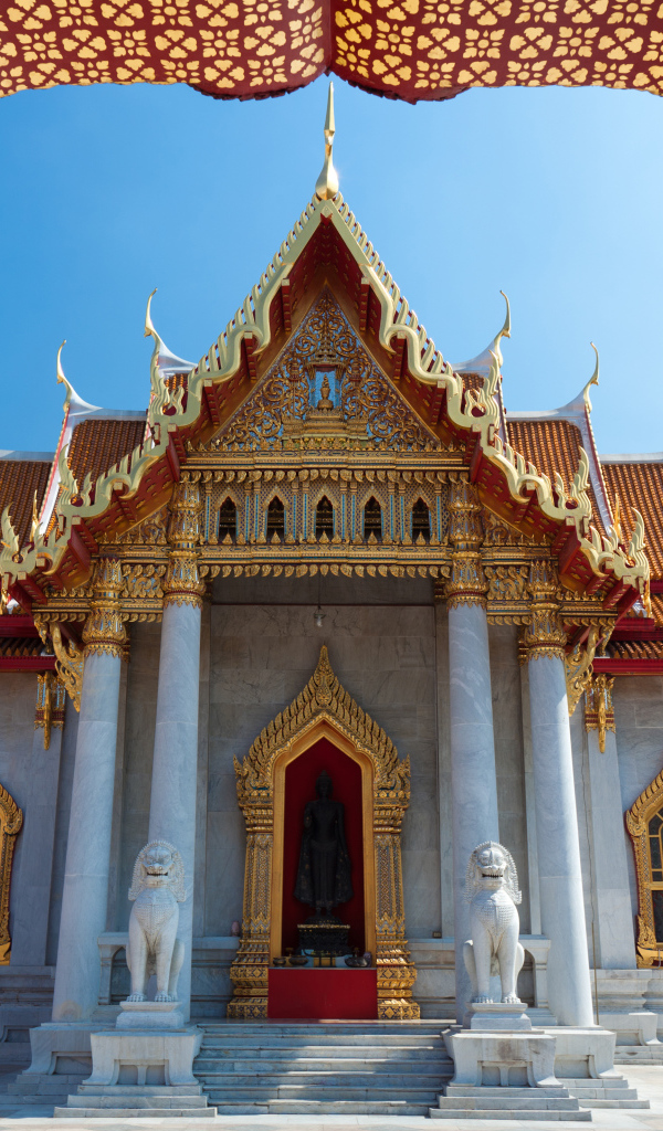 Красивый храм в Бангкоке, Таиланд 