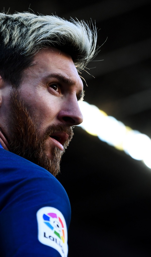 Известный футболист Лионель Месси с бородой