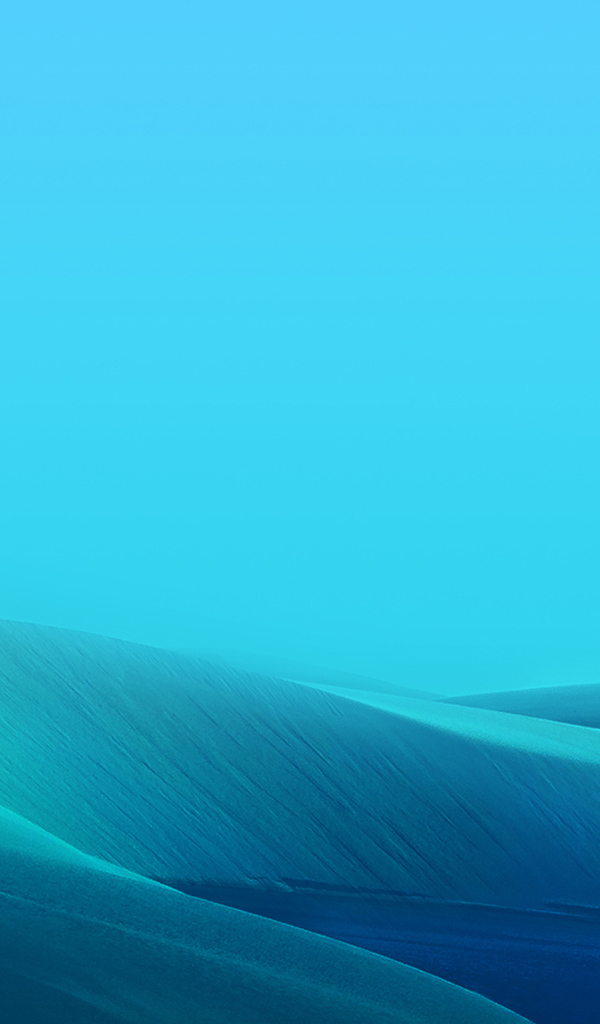 Абстрактные ландшафты на голубом фоне