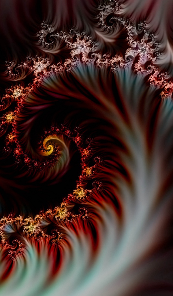 Красивый абстрактный коричневый волнистый рисунок