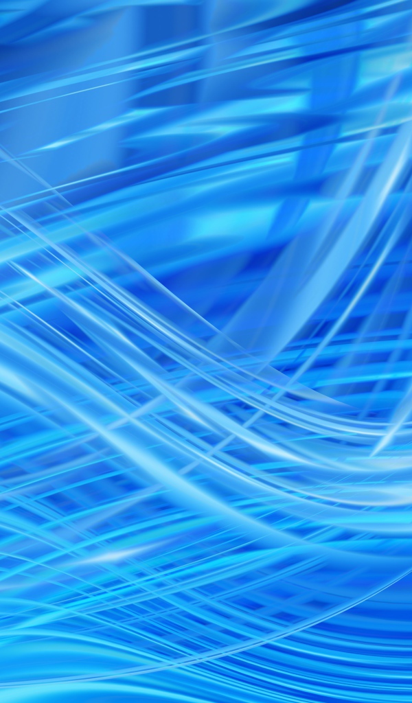 Яркие голубые абстрактные волны 