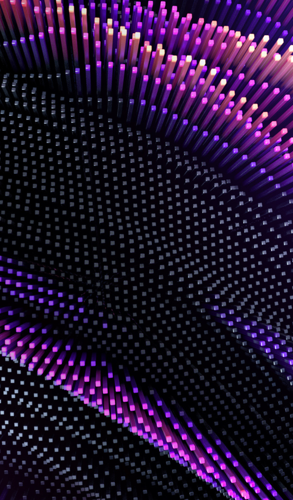 Сиреневые неоновые абстрактные линии 