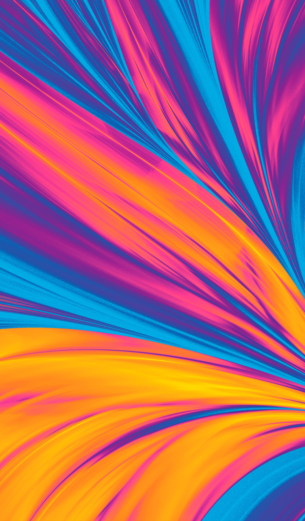 Разноцветный яркий абстрактный рисунок 