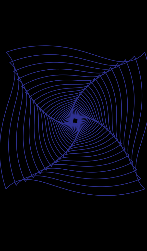 Фиолетовая фрактальная паутина на черном фоне