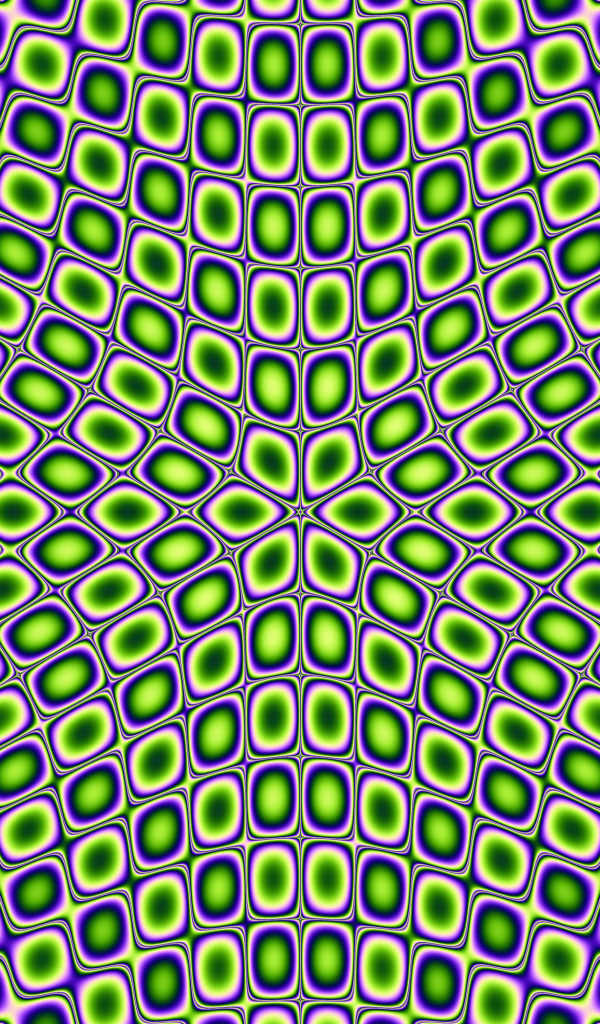 Красивый узор с оптической иллюзией 