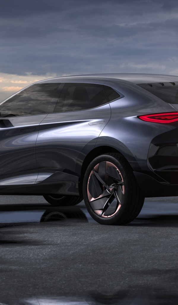 Автомобиль Cupra Tavascan Concept 2019 года вид сзади