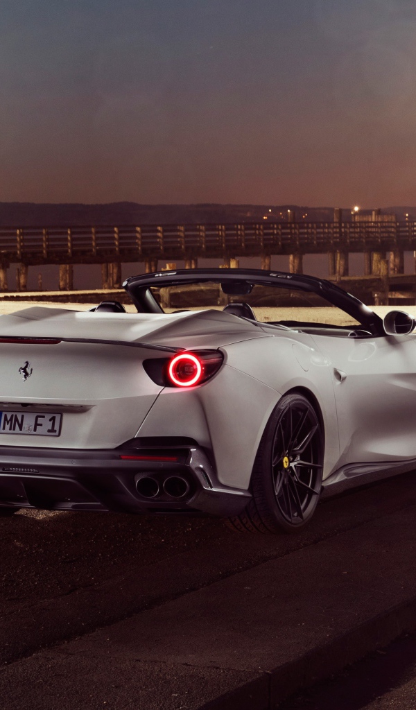 Автомобиль Ferrari Portofino 2019 года вид сзади