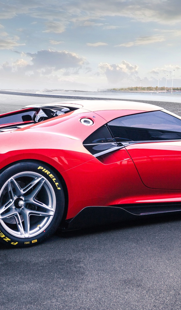 Спортивный Ferrari P80C 2019  года вид сзади