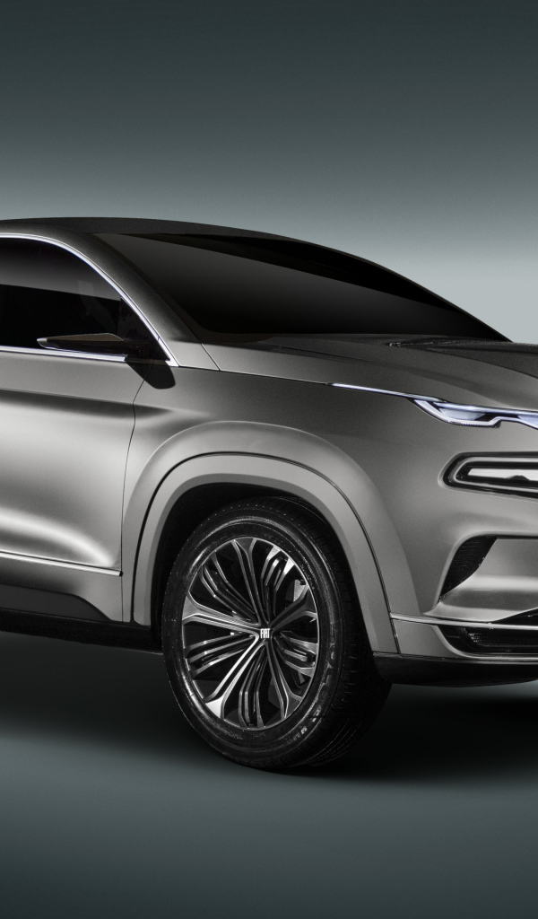 Внедорожник Fiat Fastback, 2018 года на сером фоне