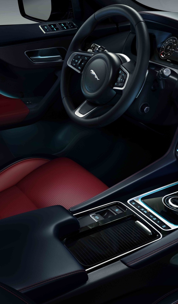 Салон автомобиля Jaguar F-Pace Chequered Flag 2019 года