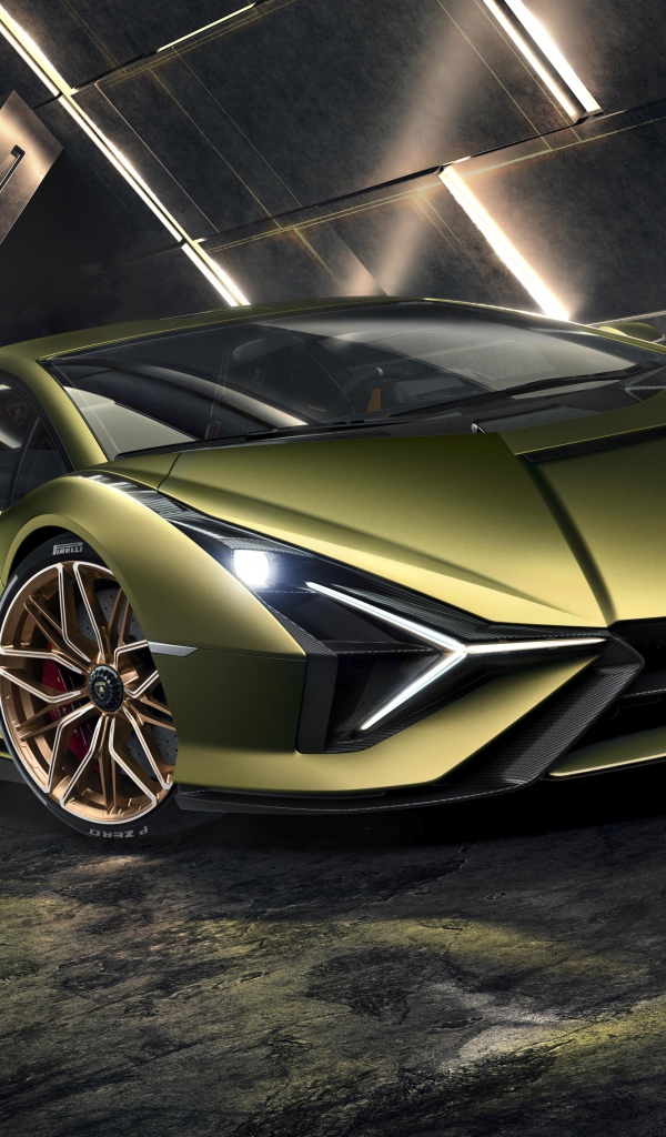 Спортивный автомобиль Lamborghini Sian 2019 года
