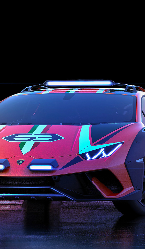 Спорткар  Lamborghini Huracan Sterrato, 2019 года