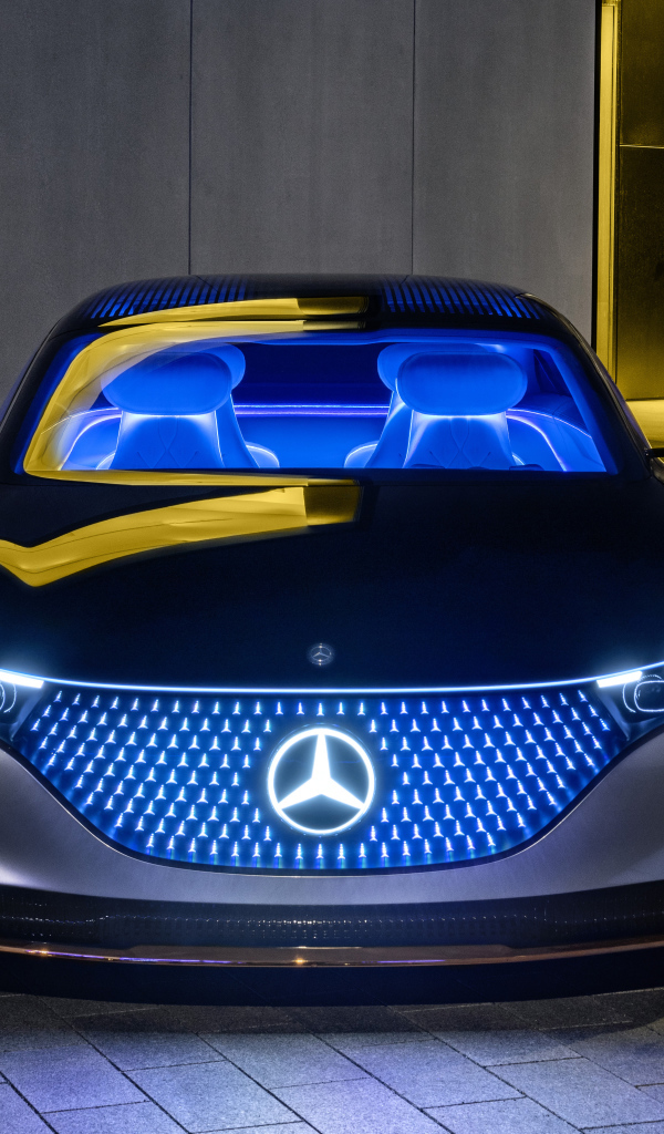 Электрический автомобиль Mercedes-Benz Vision EQS 2019 года 