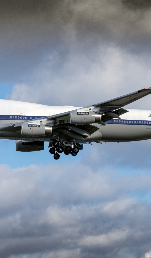 Пассажирский самолет Boeing 747-400 авиакомпании British Airways