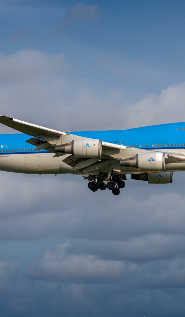 Пассажирский Boeing 747-400 авиакомпании KLM Royal Dutch Airlines