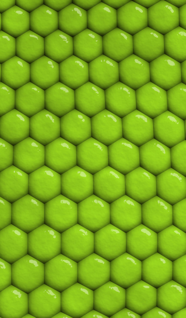 Зеленый фон соты крупным планом