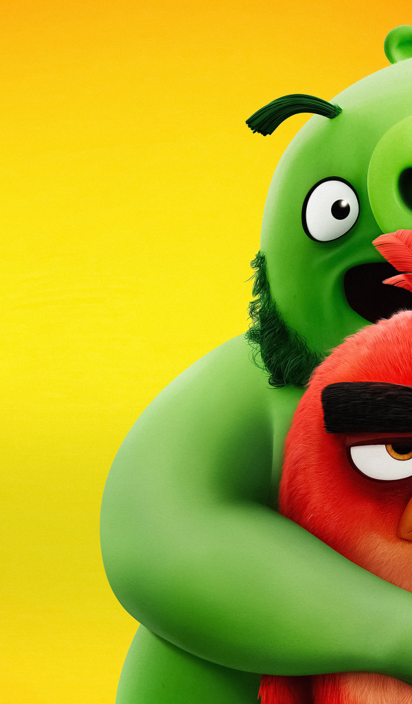 Леонард и Red  персонажи мультфильма Angry Birds 2 в кино
