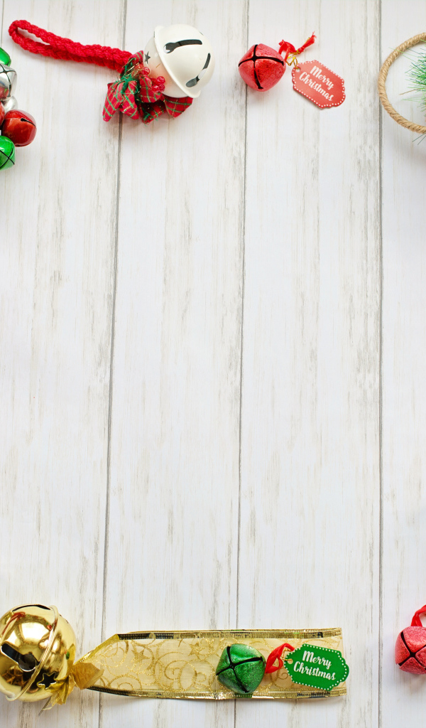 Шаблон для поздравительной открытки на Рождество